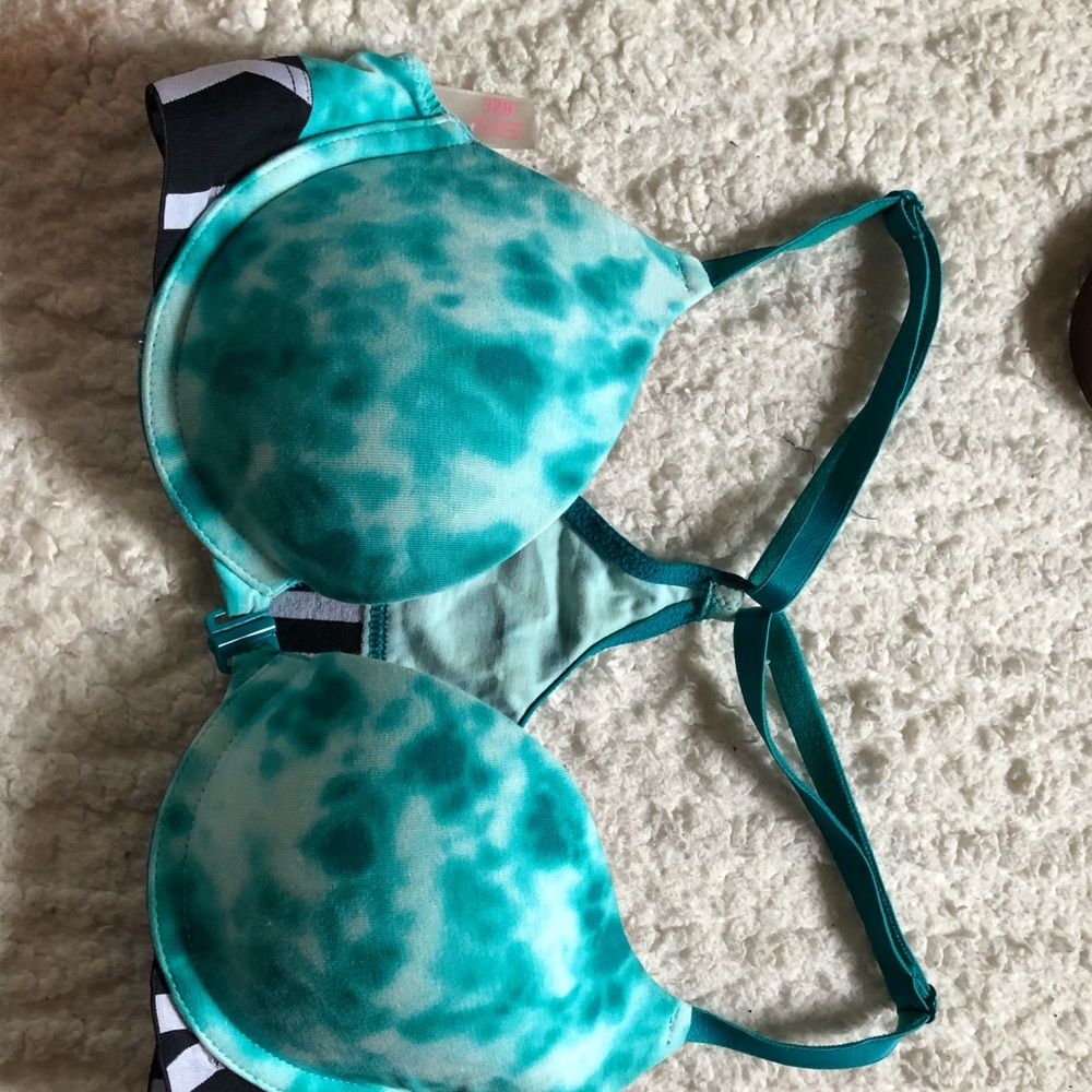 PINK/VS Push Up Tie Dye Style Bra